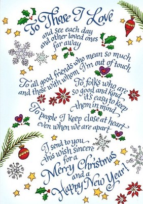 Merry Christmas Special People Neighbor Best Friend Friends Greeting Card