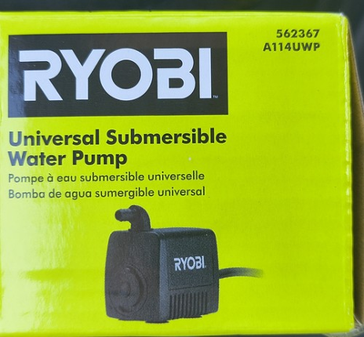 #ad RYOBI A114UWP Universal SUBMERSIBLE Water Pump WS731 Tile Saw WS75 2.5quot; Fountain $31.23