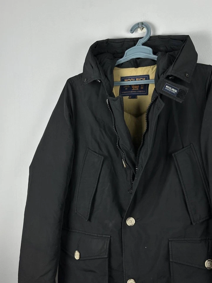 Chaqueta de plumón Woolrich Arctic Parka vintage para hombre talla M de la UE Foto 2 de 4