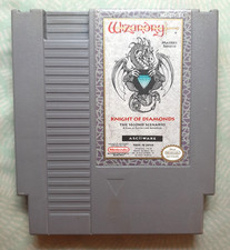 WIZARDRY: KNIGHT OF DIAMONDS for Nintendo NES -  NEAR-MINT label - Works great!