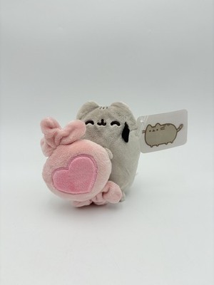 Pusheen Plush Cat Valentines Candy Pink Heart Japan Kawaii Toy Stuffed Tags 5''