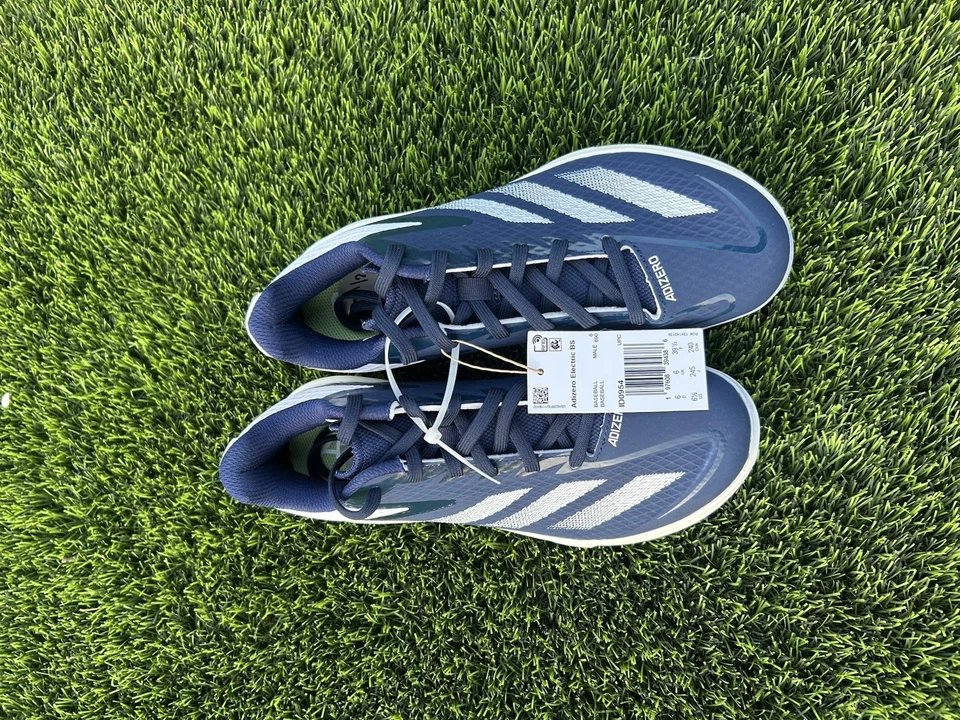 adidas Men's Adizero Electric TPU Baseball Sneaker Cleats Size 6.5 Men’s Navy - Image 3 of 4