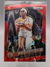 2025 Panini Prizm WNBA #79 ANEESAH MORROW (RC) Red Seismic Prizm 228/249