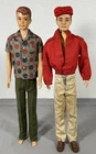 Lot 2 Vintage Mattel Ken Dolls Japan Tagged Clothing Red Jacket Green Pants TLC