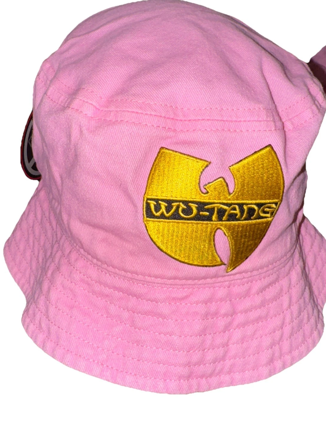 Shaolin Clan Hip Hop Rap Patch Bucket Hat Color Pink Size L/XL