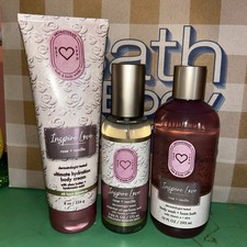 Bath Body Works Aromatherapy INSPIRE LOVE ROSE VANILLA Mist, Cream Wash