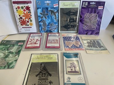 Große Menge Stanz- und Prägestempel. Spellbinders etc noch versiegelt.