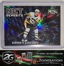 2020-21 SkyBox Metal Universe #ND-23 Sidney Crosby Net Deposits