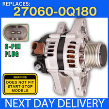fits 1.0L PETROL CITROEN C1 MK2 & PEUGEOT 108 1.0 2014-21 ALTERNATOR 27060-0Q180