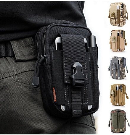 Tactical Hainan Mens Waist Pouch Fanny Pack Belt Bag Backpack