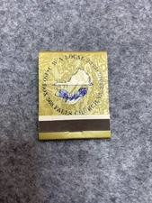 CWA Local 2323 Falls Church VA Vintage Union Life Insurance Matchbook