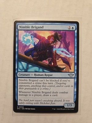Nimble Brigand - Outlaws of Thunder Junction - LP - Uncommon - Creature - MTG