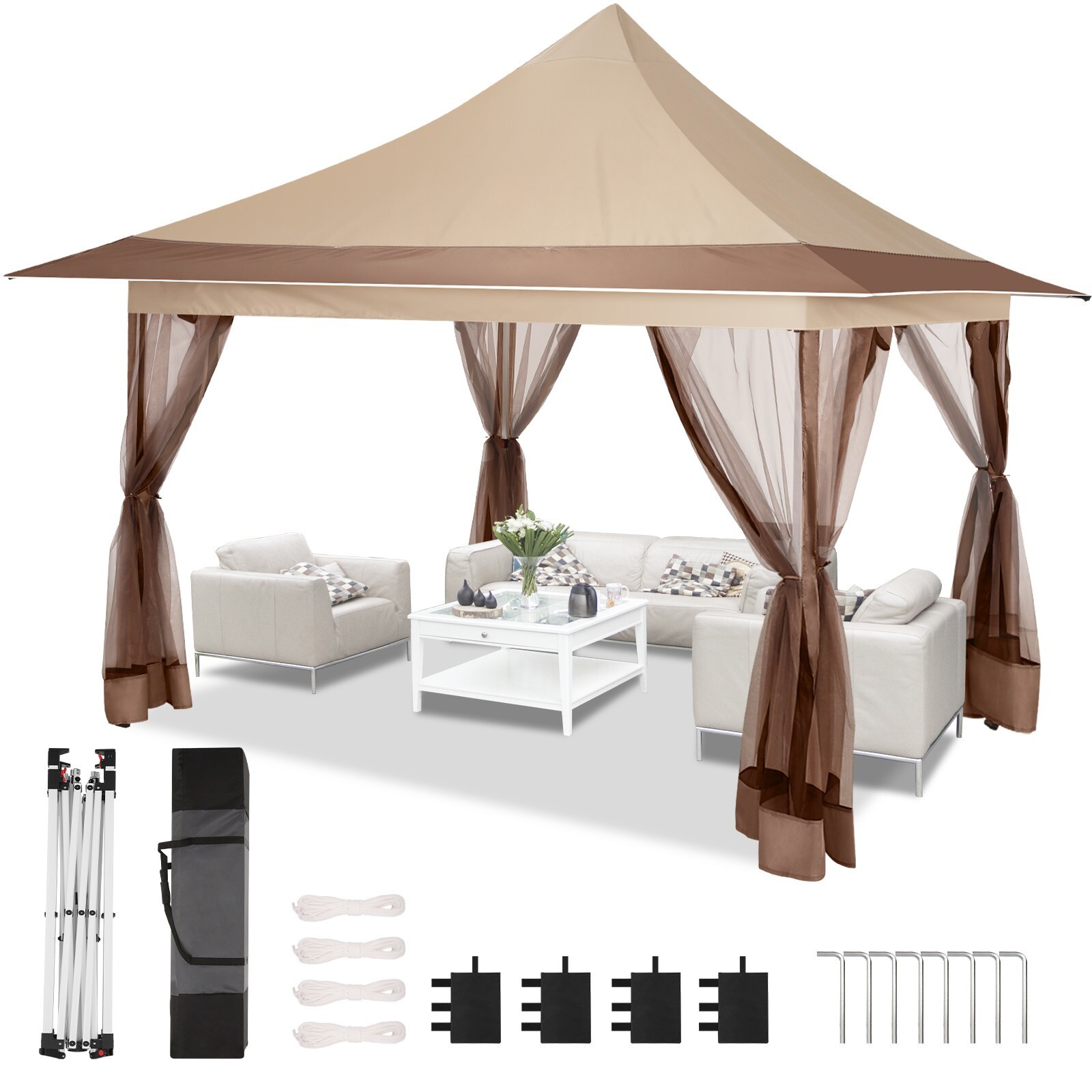 Patio Tent With Mosquito Netting