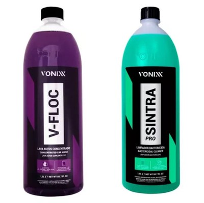Vonixx Sintra Innenraumreiniger + V-Floc Neutral Autoshampoo Set - 2×1,5L