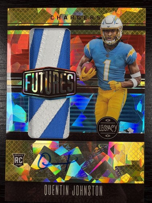 #ad 2023 Legacy Futures QUENTIN JOHNSTON RC Auto Patch YELLOW DIAMOND SP 01 10 $200.00
