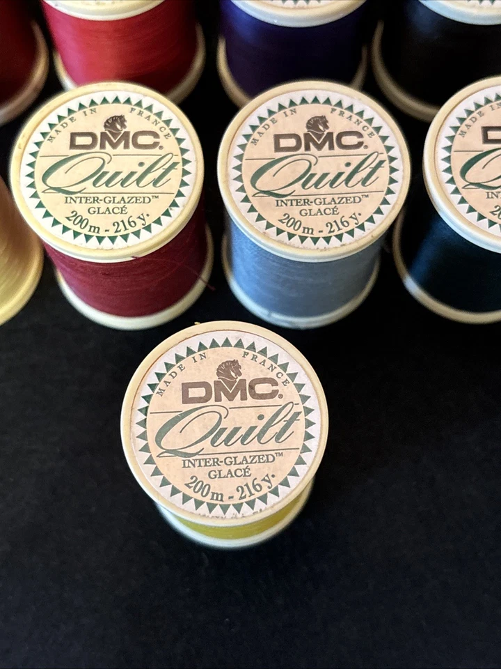 9 DMC QUILT INTER-GLAZED Thread ASSORT COLORS Cotton Polyester NEW - Image 4 of 4