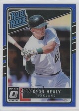 2017 Panini Donruss Optic Rated Rookies Blue Prizm 32/149 Ryon Healy #60 8k4