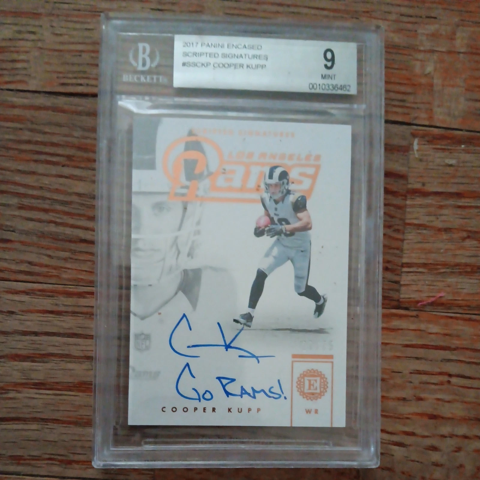 Cooper Kupp Panini Encased Scripted Signatures #SSCKP Base