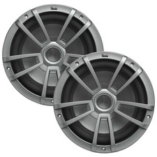 JBL - Two MARINESTAGE10GRYAM 10" 250mm Marine Audio Subwoofers 200W   GRAY