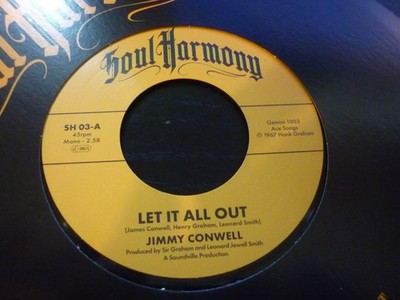 exits im so glad/jimmy conwell.let it all out   kent re  uk  soul 45
