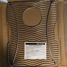 Elkay LKWOBG1418SS Single Bowl Stainless Steel Sink Basin Rack. 13” X 17” New