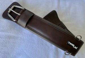 32" BROWN ThinLine Best Western Saddle CINCH Girth~LIGHTLY USED~ULTIMATE COMFORT