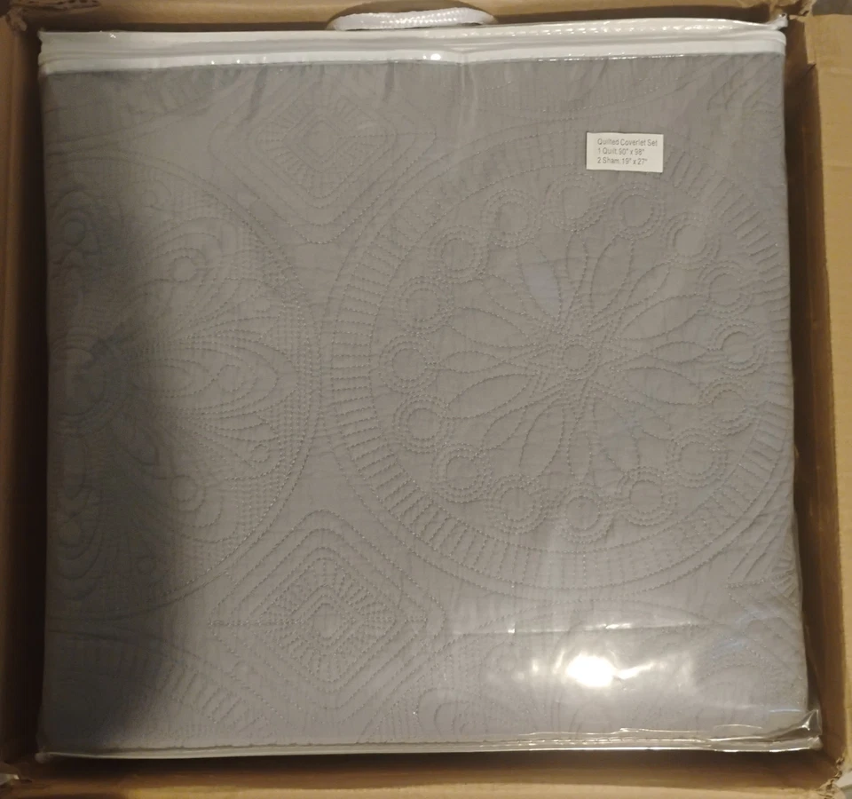 Edredón Tiana 100 % algodón con 2 fundas de almohada Foto 2 de 4