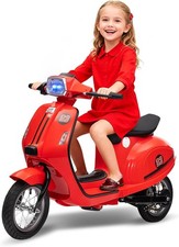 Electric Kids Motorcycle 24V, 350W Motor, Waterproof,12" Pneumatic Tires,Ages 8 