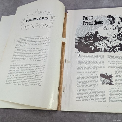 Pioneer Nevada Volume Two Published By Harold's Club of Reno 1956 Rough Shape - Picture 4 of 6