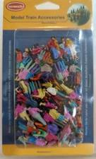 New 100 Passangers Model Train Depot 1:87 Figures HO Scale/Gauge Modern People 