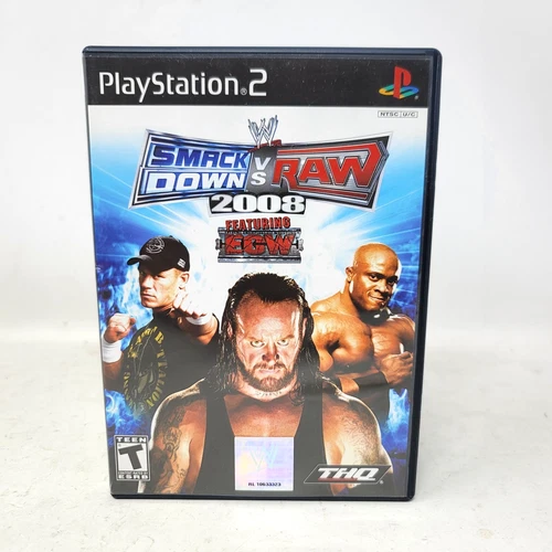 New ListingWWE Smackdown VS Raw 2008 PS2 (Sony PlayStation 2) CIB Complete Tested Working