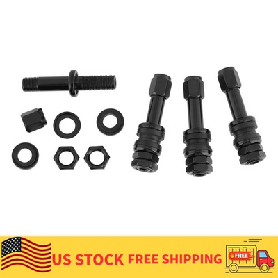 #ad #ad 4Pcs TR48 Bolt On Tire Valve Stem Metal High Pressure Flush With Stem Cap $7.69