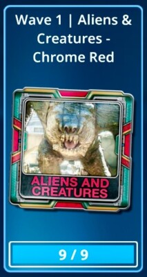 ALIENS & CREATURES RARE RED EVENT 9 Card Set Book of Boba Topps Star Wars Trader