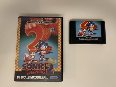 Sonic 2 The Hedgehog Sega Mega Drive PAL - OVP, getestet & sehr Guter Zustand 