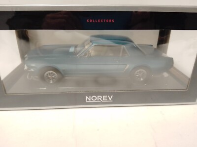 Ford Mustang Hardtop Coupé 1965 Turquoise Blue 1/18 Norev 182800