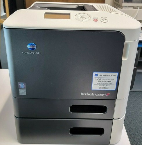 KONICA C3100P COLOR PRINTER VERY CLEAN 
