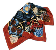 Authentic Hermes Paris, New+Box+Ribbon silk scarf “FLEURS DE L’OPERA “, Abadie 