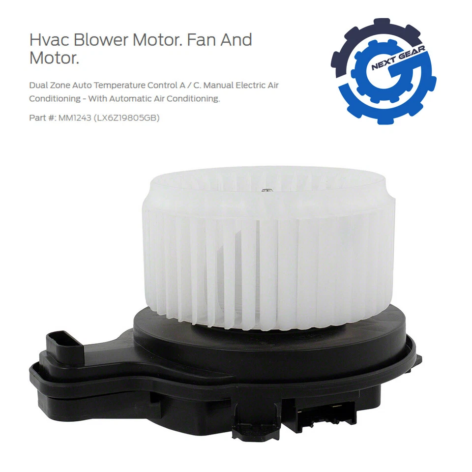 Nuevo motor soplador de climatización Ford 2020-2024 fabricante de equipos originales Ford Escape Lincoln Corsair LX6Z19805 GB Foto 2 de 3