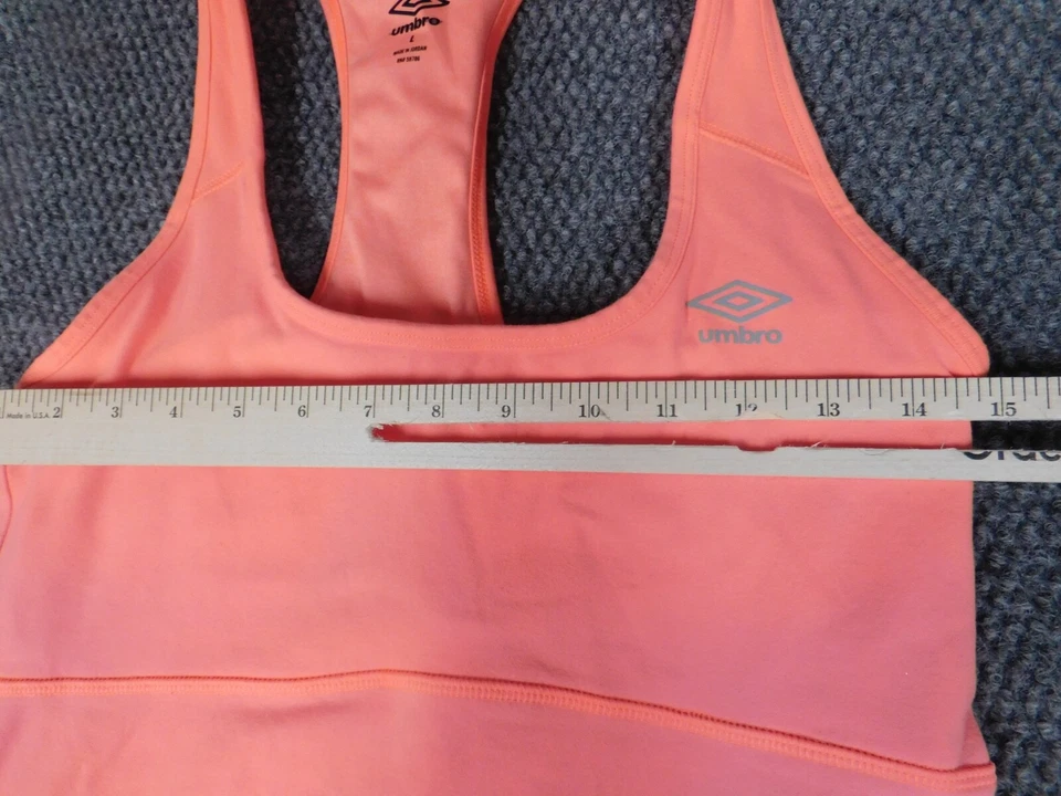 Umbro Mujer Top Grande Rosa Elástico Camisa Activa Foto 3 de 4