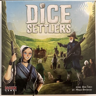 DICE SETTLERS - Board Game- NSKN GAMES - BRAND NEW/SEALED 