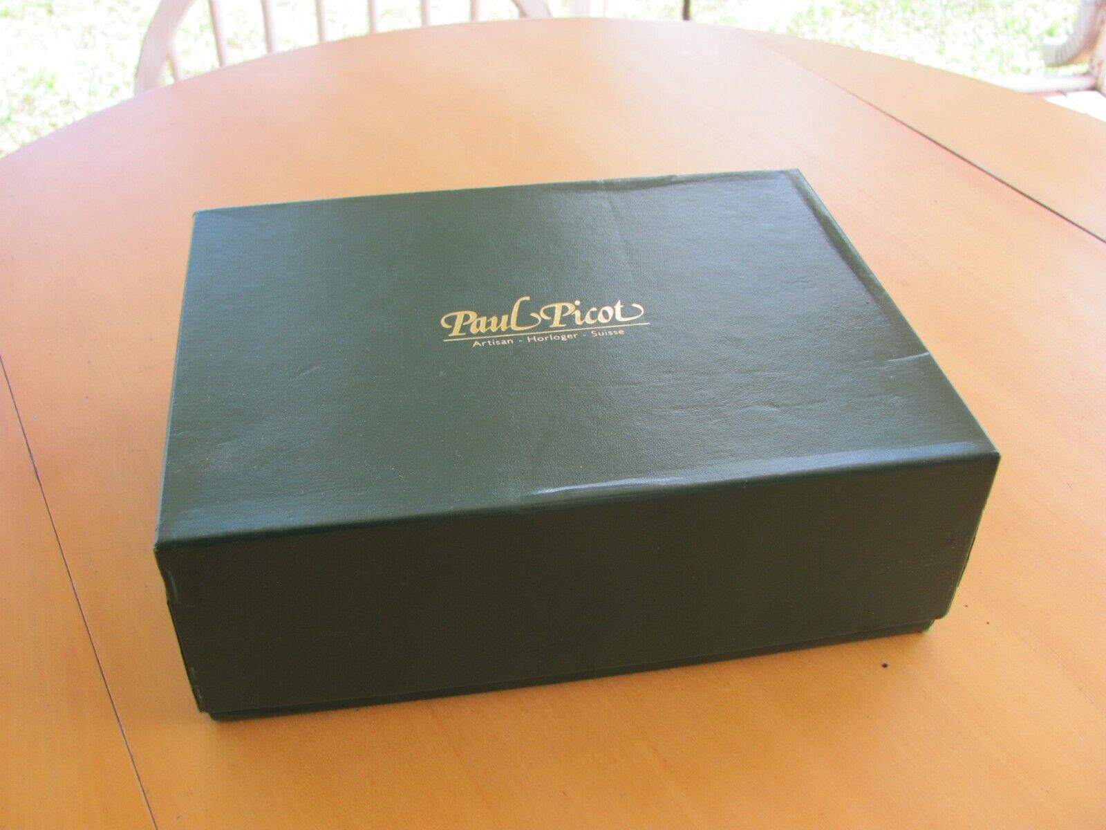 Paul Picot Watch Box Empty Large Inner Outer Pre Owned Damaged.