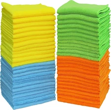 Microfiber Cleaning Cloth (12" X 16") - 50 Pack