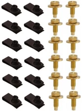 60-70 Ford Mercury Front Fender Yellow Zinc Bolt Kit Bolts Nuts Comet  Mustang