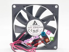 Delta AFB0824SHB 8015 DC24V 0.26A 8CM 2-Wire Inverter Cooling Fan