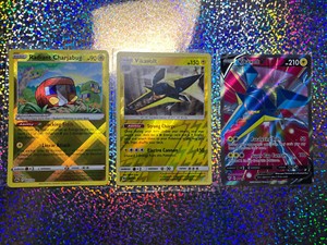 vikavolt pokemon card value GX Full Art - 134/145 - Guardians Rising [L][L] Circuit Cannon (120+) This attack does 80 more damage for each of your Benched Charjabug Vikavolt - 066/217 (Ball Foil)