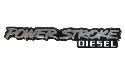 #ad 95 97 Ford F250 F350 7.3L Powerstroke Power Stroke Diesel Front Fender Emblem $19.95