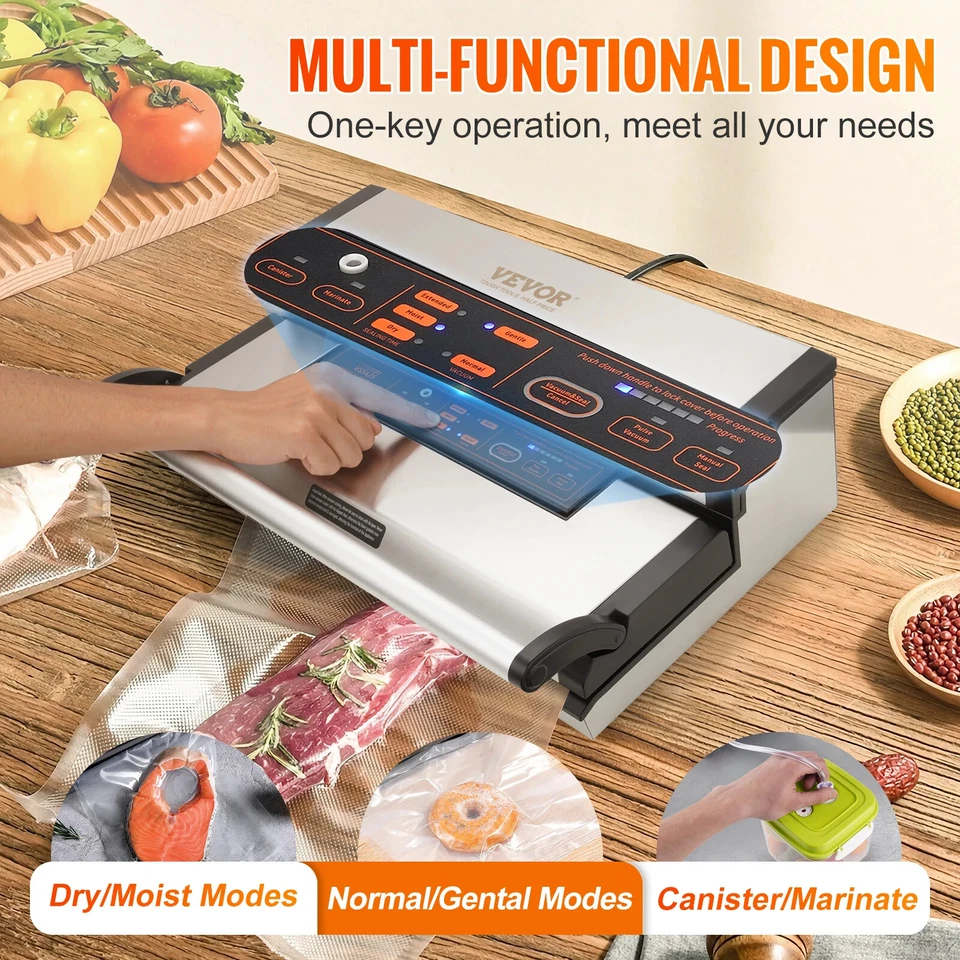 Commercial Vacuum Sealer Machine Multifunction Automatic Food Packaging with Bag - Image 4 of 4