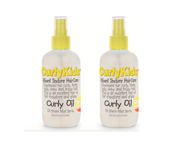 CurlyKids Curly Oil 6oz Curl Defining Oil ( Pack of 2 )