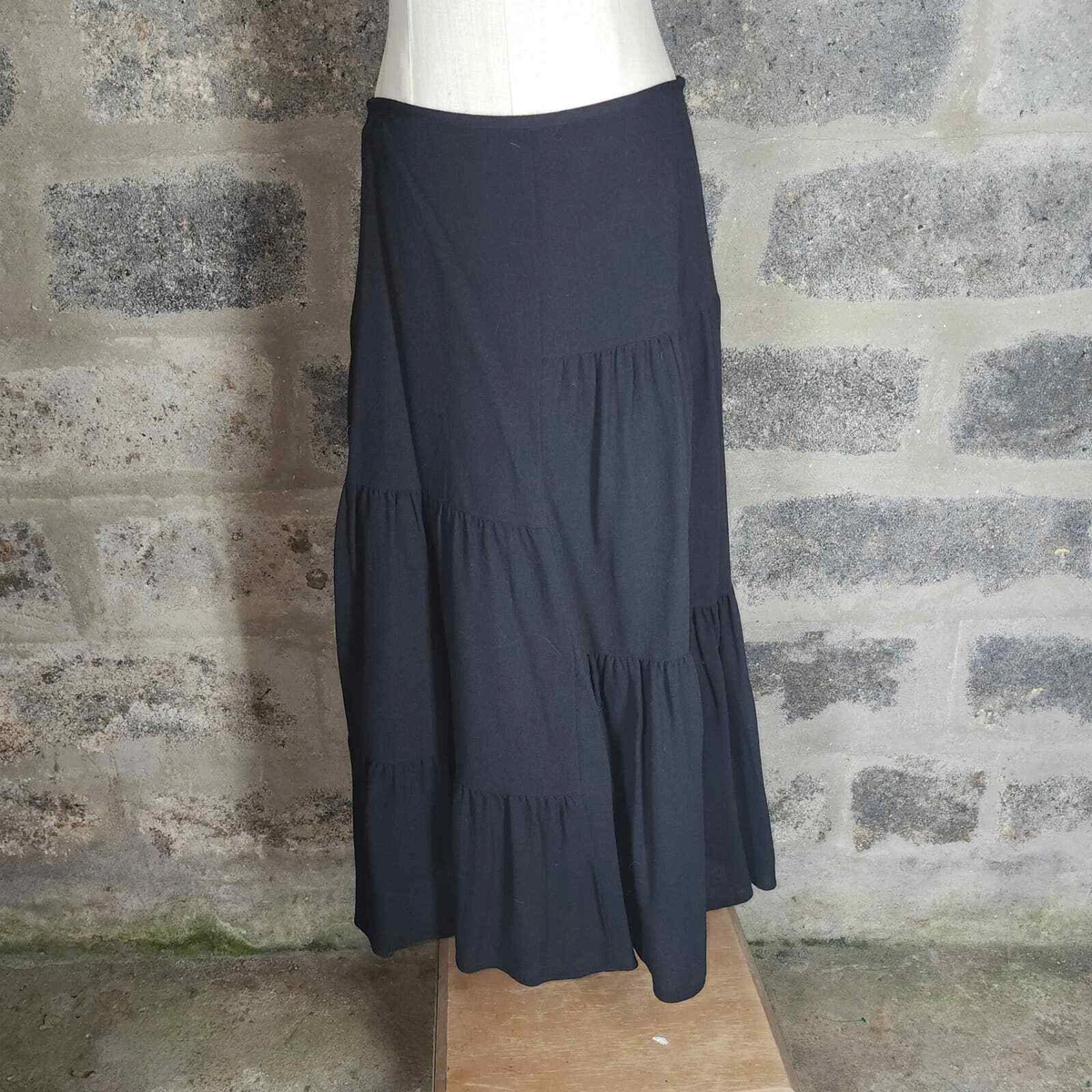 Long black skirt size 12 top