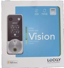 Lockly Vision Zeno Series Video Smart Lock Satin Nickel